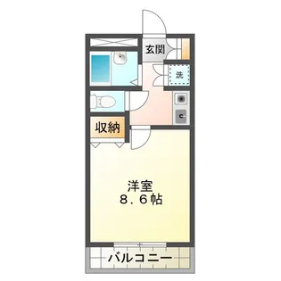 サザンブリーズ【1階】の間取り