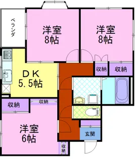 エクセレンスYK【5階】の間取り