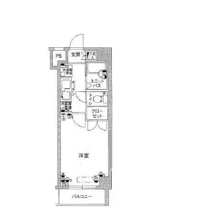 スカイコート田園調布【1階】の間取り