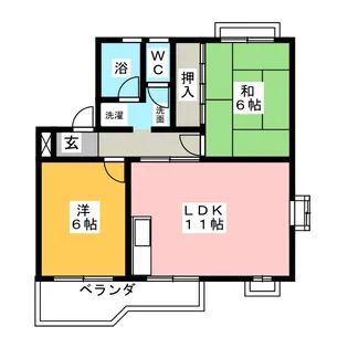 ハーモニー【2階】の間取り