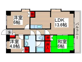 エトアールS【5階】の間取り