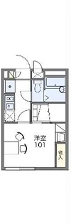 レオパレスドリー【1階】の間取り