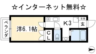 カーサやんちゃひめ【1階】の間取り