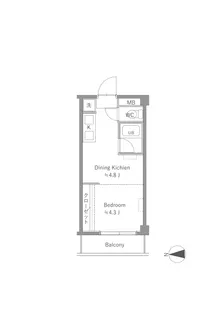 REN永山【4階】の間取り