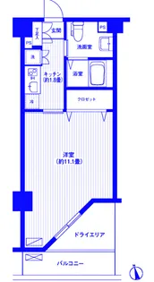 イトーピア仲町台【1階】の間取り