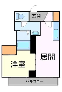 クレアシオン桑園II【2階】の間取り