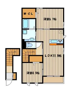 バイト263【2階】の間取り