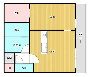 ホワイト石塚【1階】の間取り