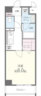 ジョイフルスクエア二条【3階】の間取り