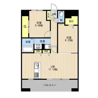 LIBTH菊陽III【2階】の間取り