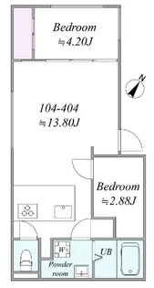 trias166【1階】の間取り