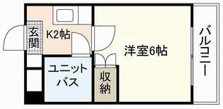 第六若宮ビル【4階】の間取り
