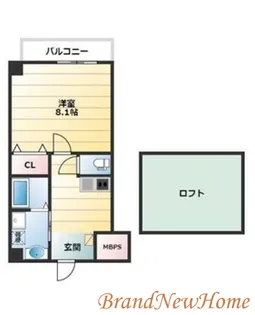 エヌエムスワサントオンズノース【4階】の間取り