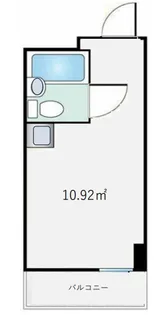 トップ・ルーム品川【4階】の間取り