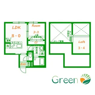 アクアリーヴ東海岸【2階】の間取り