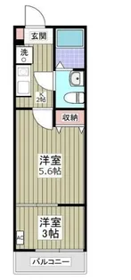 レジデンスウエスト相武台【3階】の間取り