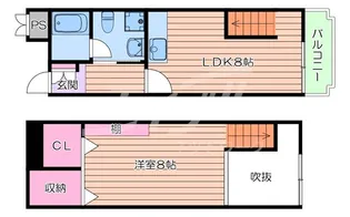 パラドールポポ【3階】の間取り