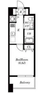 ラ・ヴィ・アン・ローズ【4階】の間取り