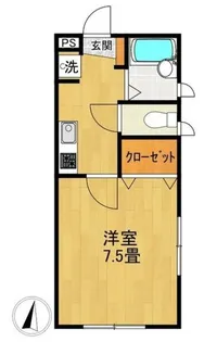 ソフィア世田谷【1階】の間取り