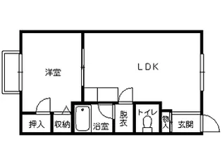 ネオ・バウハウス【2階】の間取り