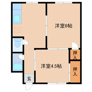 黒部ビル【2階】の間取り