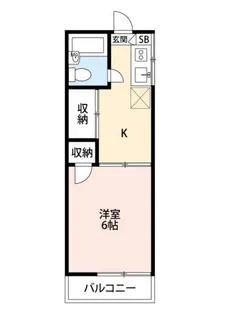 メゾンプラターヌ【2階】の間取り