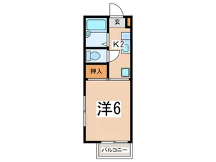 メゾン園【2階】の間取り