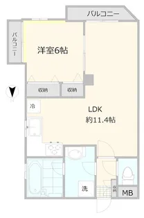 グローリアビル・グローリア荻窪【9階】の間取り