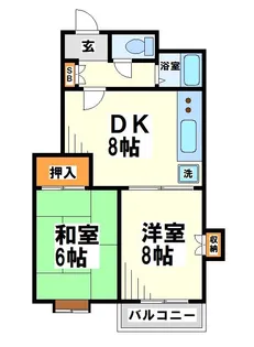 ウェルビル白糸【2階】の間取り