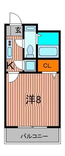アルファコート蕨【10階】の間取り
