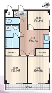 加藤マンション【1階】の間取り