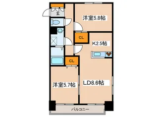 ヘルム21【4階】の間取り