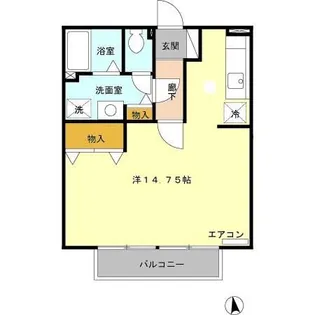 タウンコート31【1階】の間取り