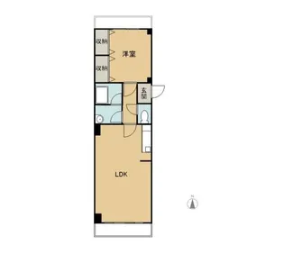 オークヒルズ707【4階】の間取り