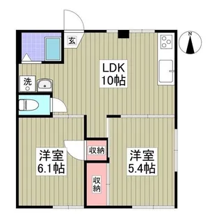 リブレス相模原【2階】の間取り