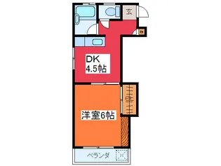 ブレスデン ヴィーヌ【3階】の間取り
