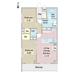 ルノール【2階】の間取り