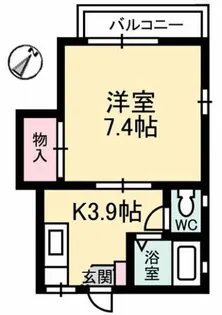 ディアスT2【2階】の間取り