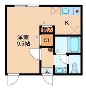 パレ・ドール旗の台【2階】の間取り