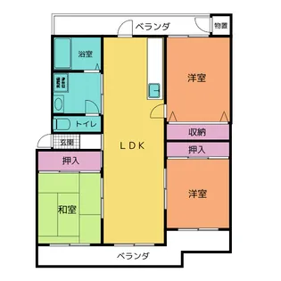 第12昭和ビル A棟【2階】の間取り