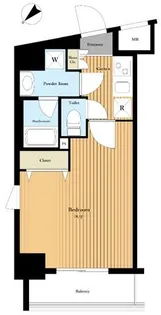 CALM.KOIWA WEST【8階】の間取り