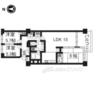 サンレジデンス錦綾東堀川【3階】の間取り