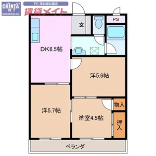 セピアロード【2階】の間取り