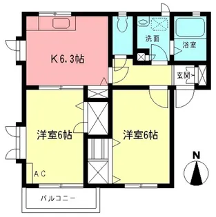 ヴィブレ【2階】の間取り