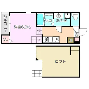 チュラリーフ【1階】の間取り