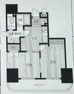 ファーストクラス伊勢佐木町【8階】の間取り
