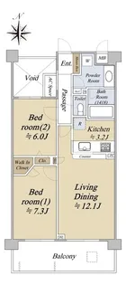 リリーベル宮前ヒルズ【5階】の間取り