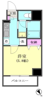 グラン南大井【4階】の間取り