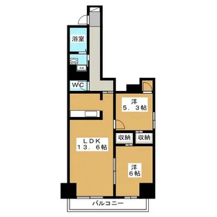 ブリランテサクラ【8階】の間取り