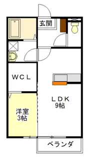 アープトライ東鷹跡【1階】の間取り
